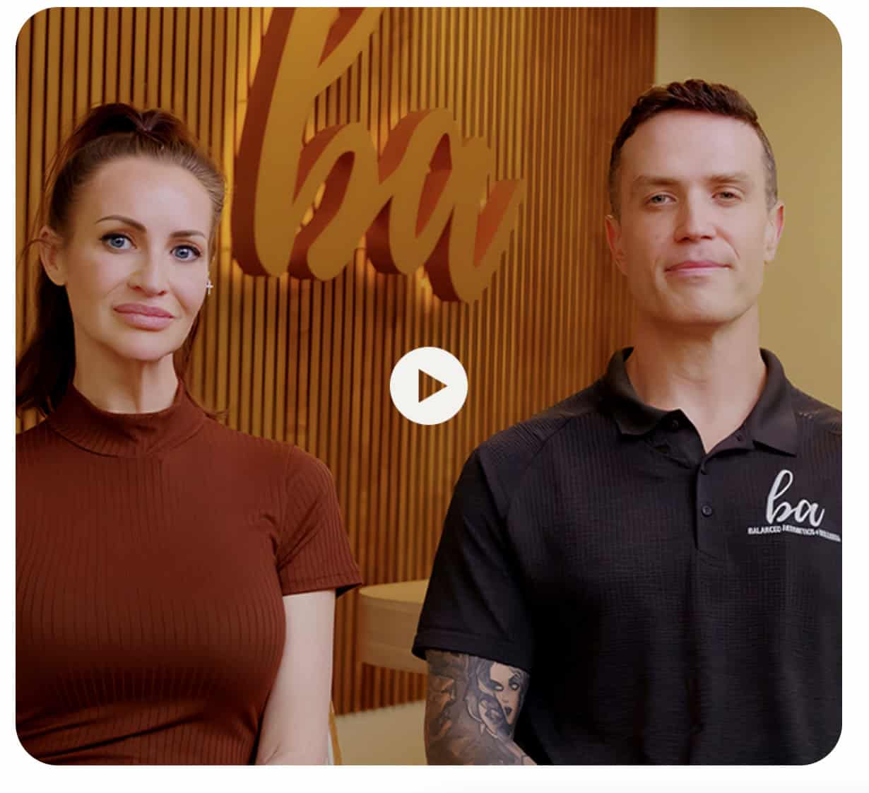 Dr. Anthony Didato and Richelle Bonacia, co-founders of Balanced Aesthetics + Wellness