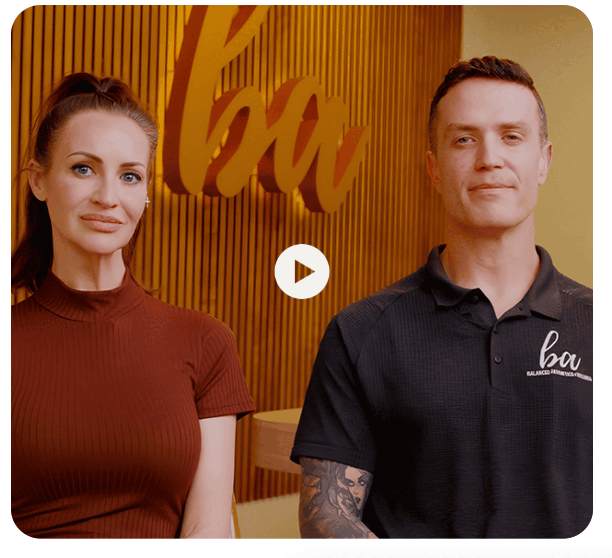 Dr. Anthony Didato and Richelle Bonacia, co-founders of Balanced Aesthetics + Wellness