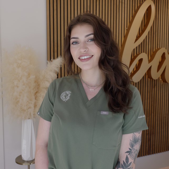 Shauna Olson, Social Media & Marketing Coordinator and Content Director at Balanced Aesthetics + Wellness